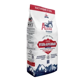 Уголь березовый Alaska Firewood 3 кг Pro