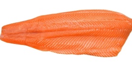 Филе лосось Трим С на коже 1,3-1,8 кг с/м в/у 