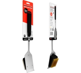 Щетка со скребком для чистки гриля Red Line 800 Degress Double Head Cleaning Brush