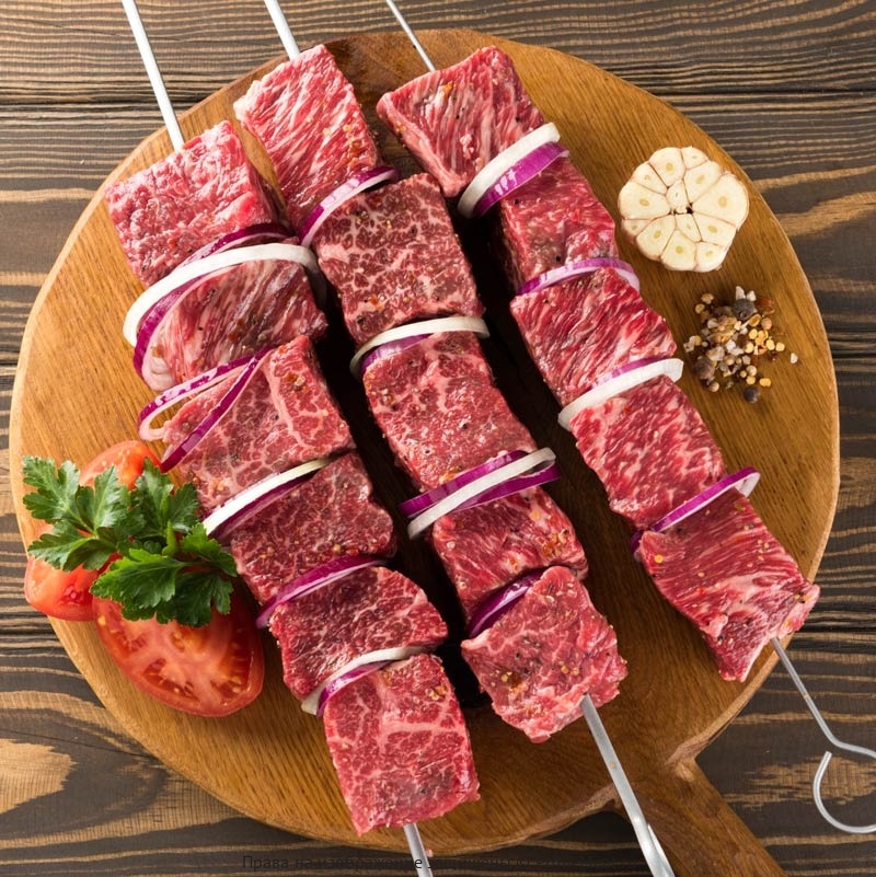 Шашлык из мраморной говядины 2 кг, ЗАМ фото 1