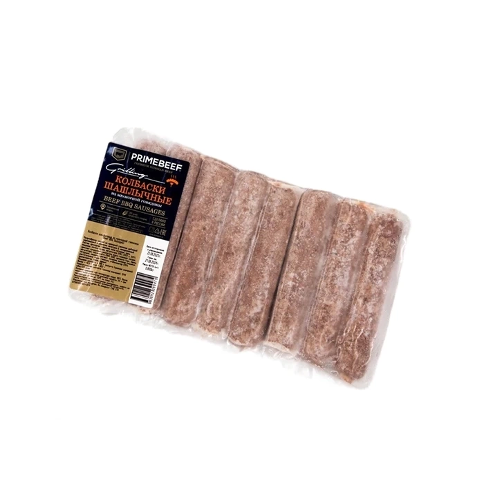 Колбаски шашлычные из мраморной говядины (Beef BBQ Sausages) Праймбиф 800 гр. ЗАМ фото 1