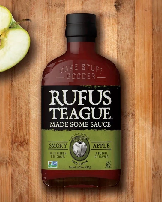 Соус томатный Rufus Teague "SMOKY APPLE" (Копченое яблоко) 432 гр стекло фото 2