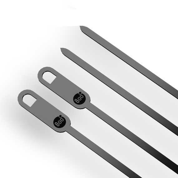 Набор шампуров плоских 800 Degress 6 Flat Skewers фото 2