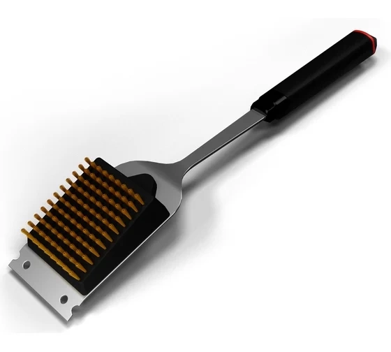 Щетка со скребком для чистки гриля Red Line 800 Degress Double Head Cleaning Brush фото 2